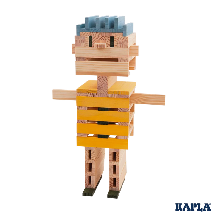 KAPLA - 120er BOX (hellblau, gelb & grün)