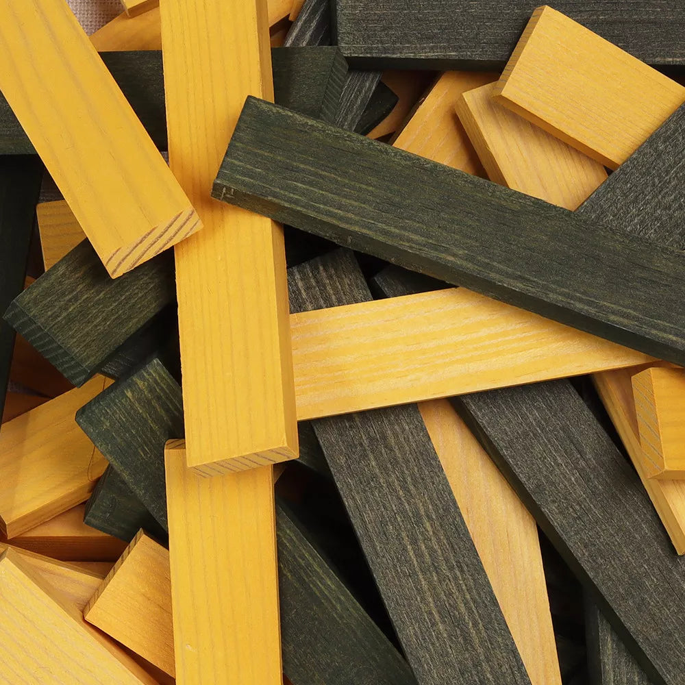 KAPLA® Buch & Farben – Grün & Gelb