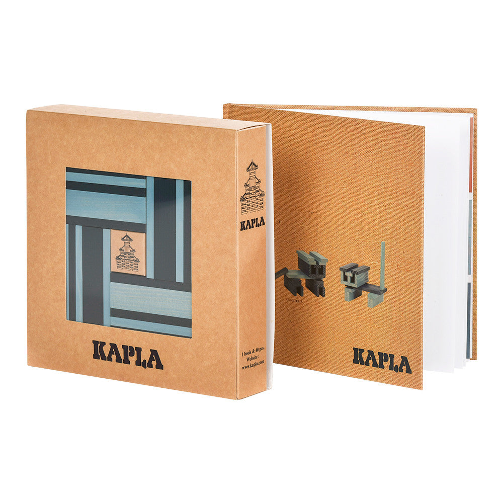 KAPLA® Buch & Farben – Hellblau & Dunkelblau