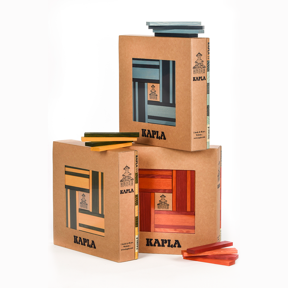 KAPLA® Buch & Farben – Orange & Rot