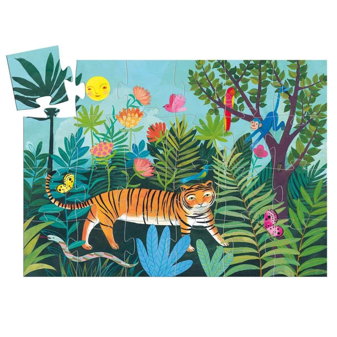 Shapes Puzzle: The tiger's walk - 24pcs.