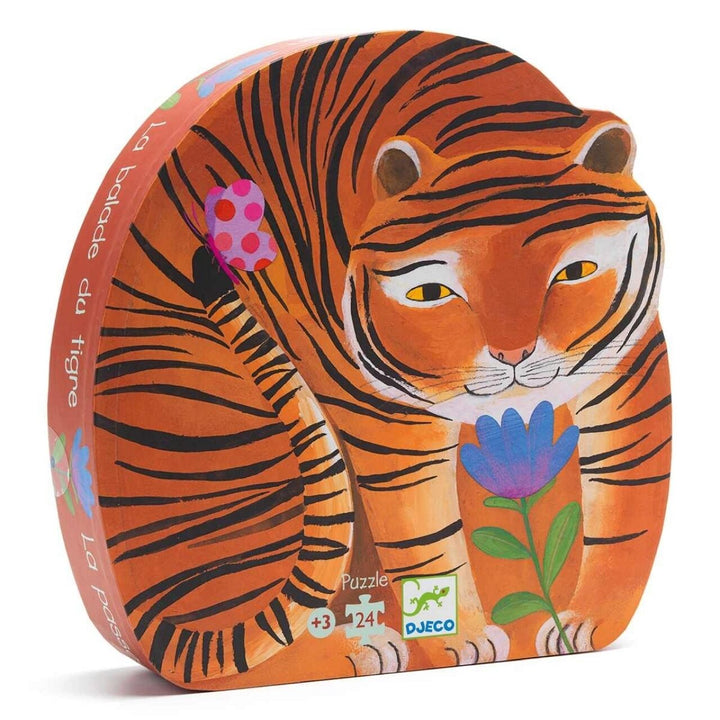 Shapes Puzzle: The tiger's walk - 24pcs.