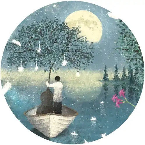 1000-piece jigsaw puzzle, moon theme