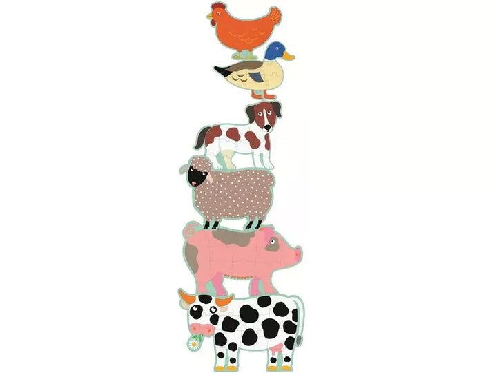 Riesenpuzzle: Schaf und Freunde