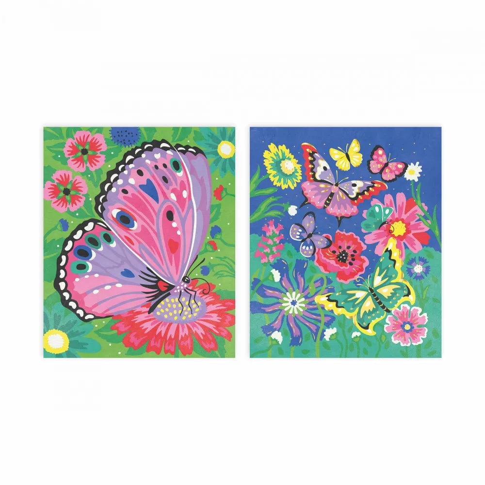 Malen nach Zahlen - Aquarelle Schmetterlinge - JANOD J07958