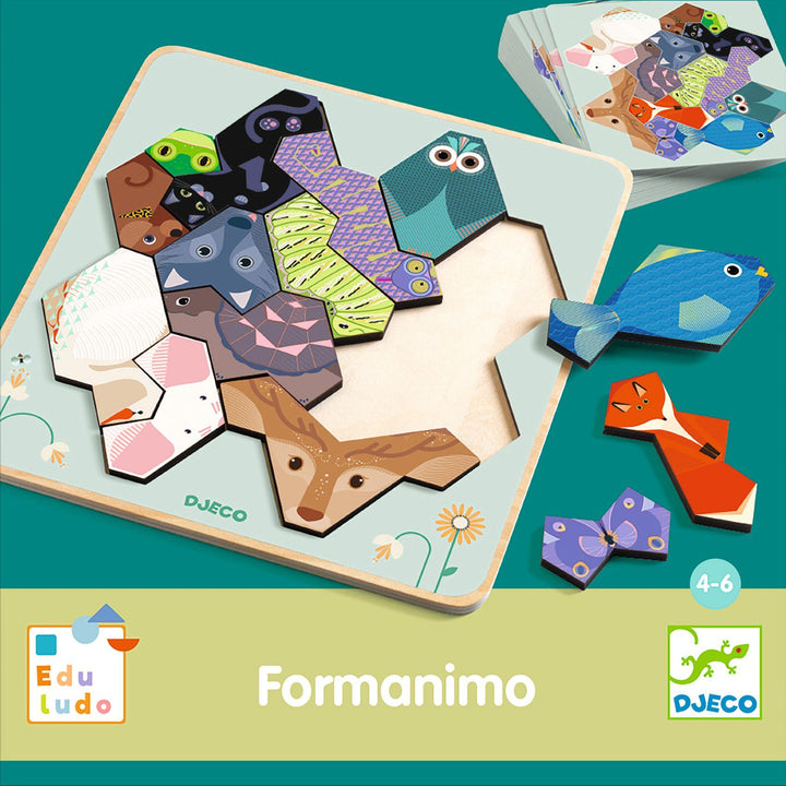 Eduludo Formanimo Animal Shapes Educational Toy