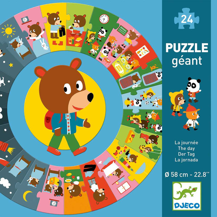 Puzzle: Der Tag - 24 Teile - Lernpuzzle