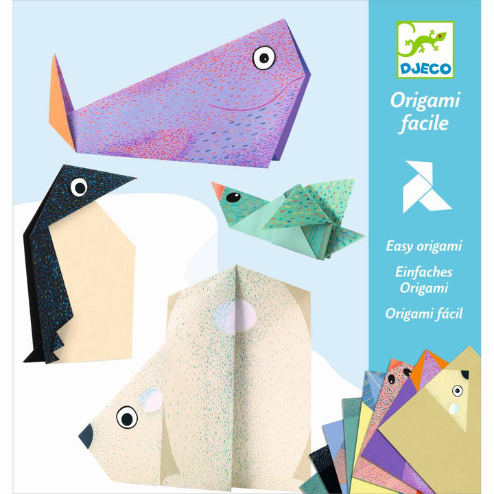 Origami polar animals