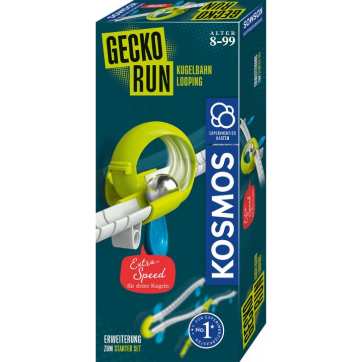 Gecko Run, Looping - Verticale brillante ! L'action créative de la course à billes